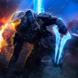 Halo desktop 4k wallpaper