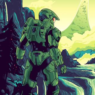 Halo 4k Android wallpaper