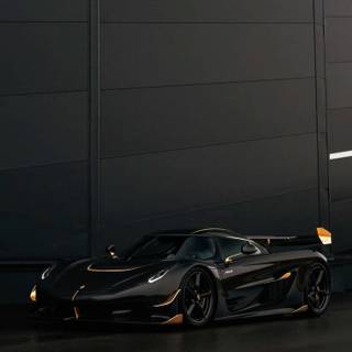 Koenigsegg black wallpaper