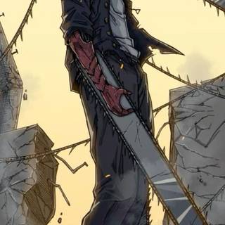 Chainsaw Man 4k mobile wallpaper