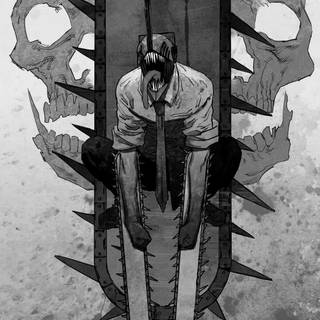 Chainsaw Man 4k mobile wallpaper