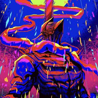 Chainsaw Man 4k mobile wallpaper