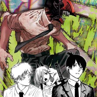 Chainsaw Man 4k mobile wallpaper