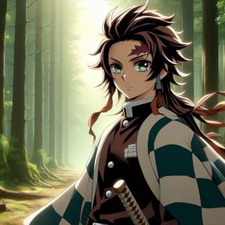 Tanjiro laptop wallpaper