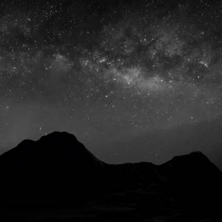 Black and white PC 4k wallpaper