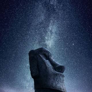 Moai phone wallpaper