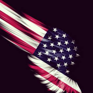 USA flag iPhone wallpaper