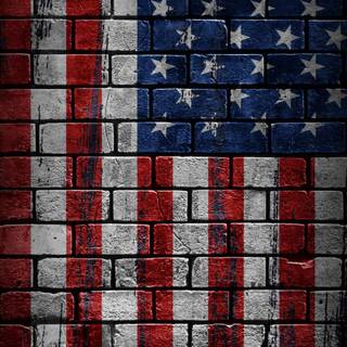 USA flag iPhone wallpaper