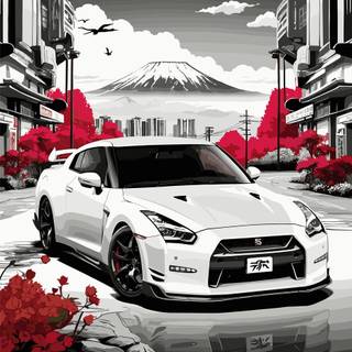 Japanese cars iPhone wallpaper