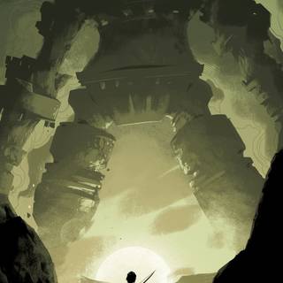 Shadow of the Colossus phone wallpaper