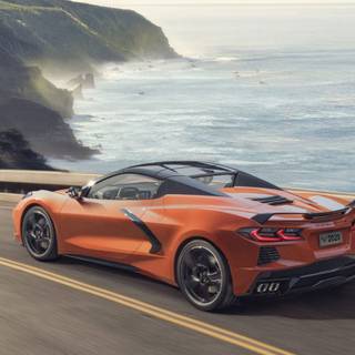 Corvette C8 phone wallpaper