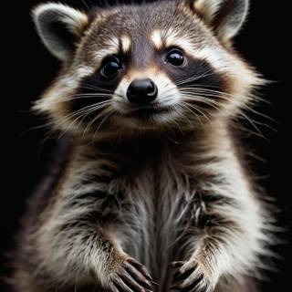 Racoon phone wallpaper