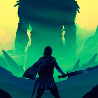Shadow of the Colossus phone wallpaper