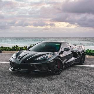 Corvette C8 phone wallpaper