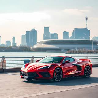 Corvette C8 phone wallpaper