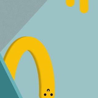 Yellow iPhone 12 wallpaper