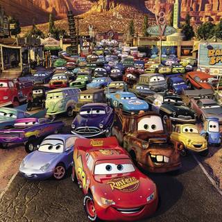 Cars movie iPhone wallpaper