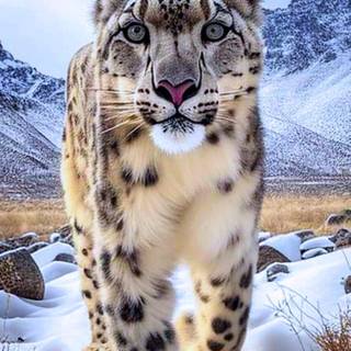 Snow leopard iPhone wallpaper