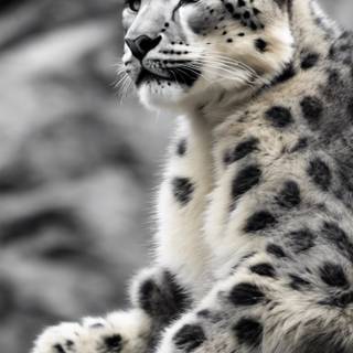 Snow leopard iPhone wallpaper