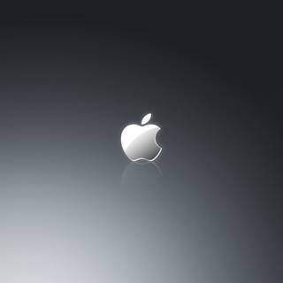 Grey Apple wallpaper