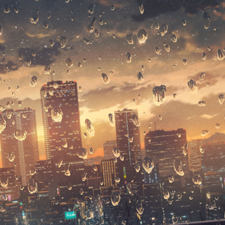 Rain anime phone wallpaper