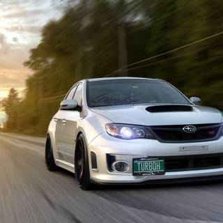 Subaru WRX iPhone wallpaper