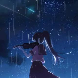 Rain anime phone wallpaper
