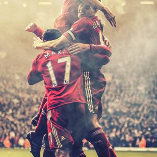 Liverpool logo iPhone wallpaper