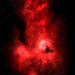 Red galaxy iPhone wallpaper