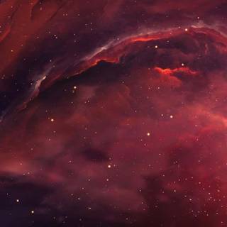 Red galaxy iPhone wallpaper