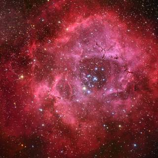 Red galaxy iPhone wallpaper