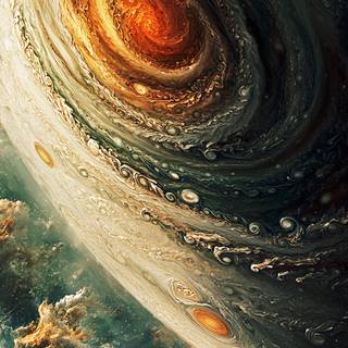 Red galaxy iPhone wallpaper