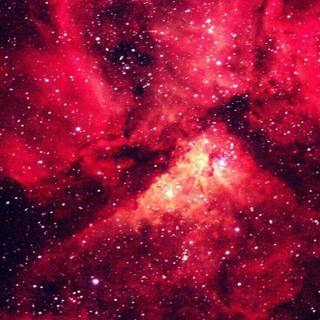 Red galaxy iPhone wallpaper