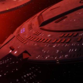 Red galaxy iPhone wallpaper