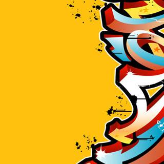 iPhone grafitti wallpaper