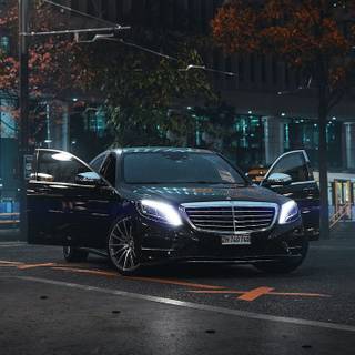 Mercedes Benz S Class iPhone wallpaper