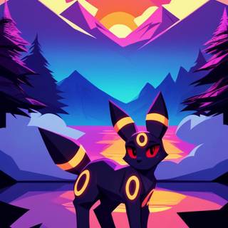 Umbreon iPhone wallpaper