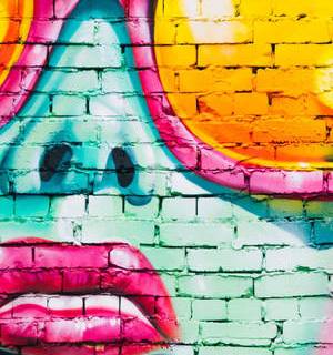 iPhone grafitti wallpaper