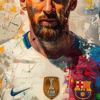 Messi iPhone 14 wallpaper