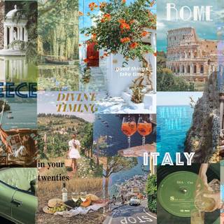 Italy collage wallpaper