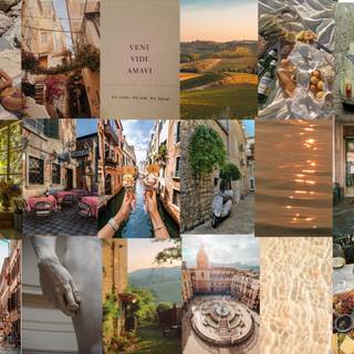 Italy collage wallpaper
