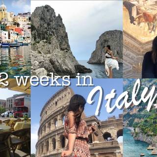 Italy collage wallpaper