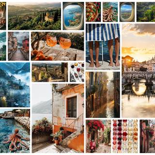 Italy collage wallpaper