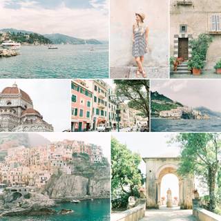 Italy collage wallpaper