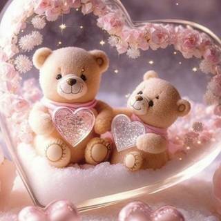 Heart bear wallpaper