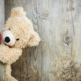 Heart bear wallpaper