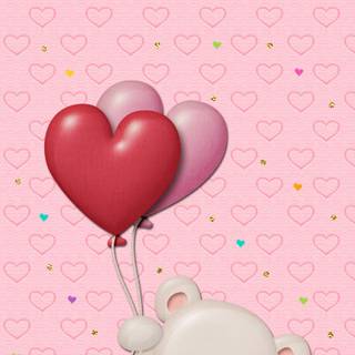 Heart bear wallpaper