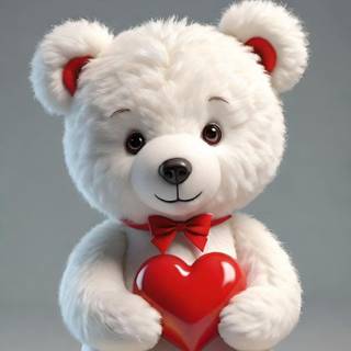 Heart bear wallpaper