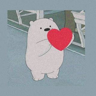 Heart bear wallpaper