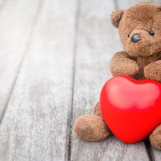 Heart bear wallpaper